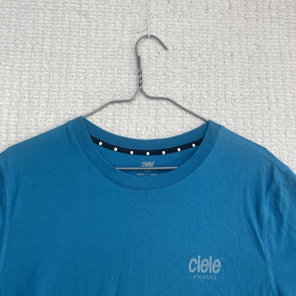 Ciele Athletic Running T-Shirt Men’s Sz M Blue Graphic Lightweight Performance - Picture 8 of 16